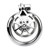 BDStyle Spike Chastity Cage With Silicone Urethral Catheter Male Chastity